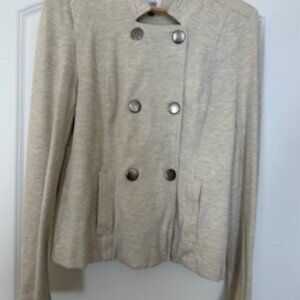 Cream Knit Jacket